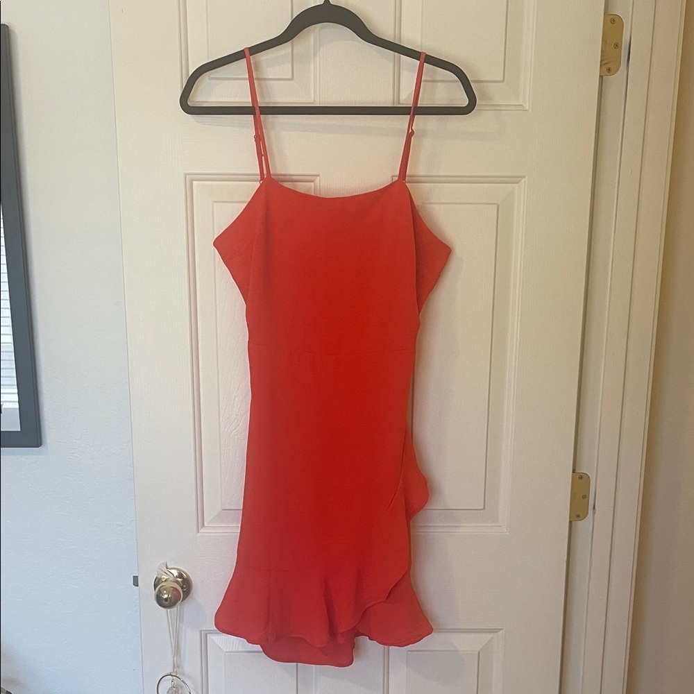 Elegant Red Women's Dress S: L